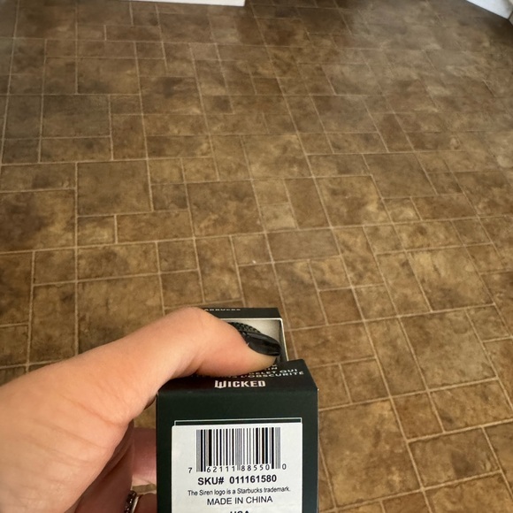 Brand New Starbucks keychain/ ornament tumbler wicked theme release - Picture 2 of 3